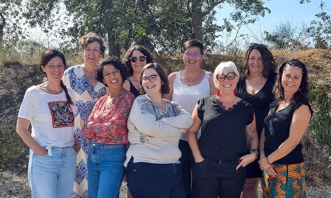 Les coordinatrices de Vivre en Béguinage en formation