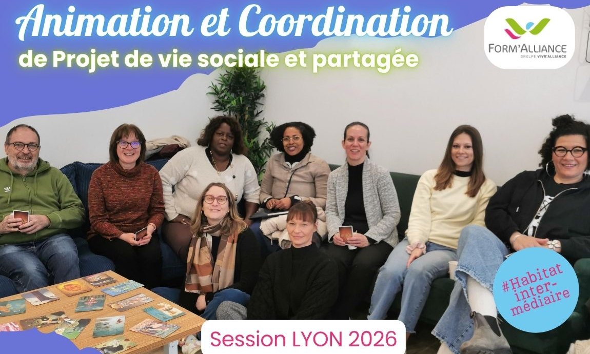 Animateur-Coordinateur de Projet de Vie Sociale et Partagée - Lyon2026